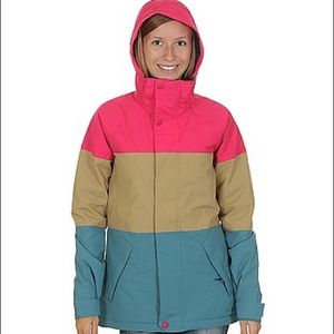 Burton Marilyn colorblock coat